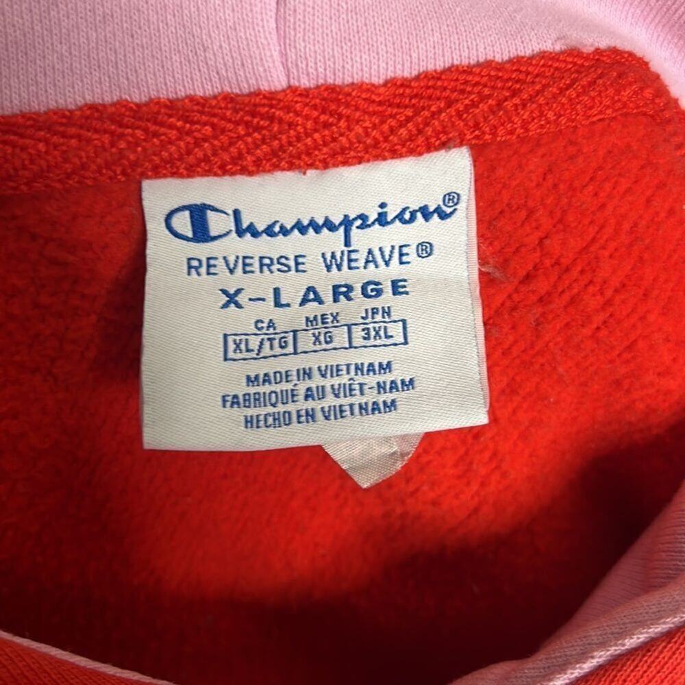 Champion Reverse Weave Color Block Sweatshirt Siz… - image 4
